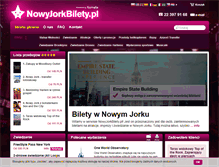 Tablet Screenshot of nowyjorkbilety.pl